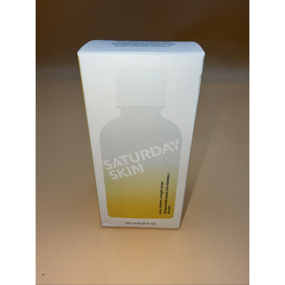 Saturday Skin Yuzu Vitamin c Bright Toner 4.22 Fl Oz Brand New In Box